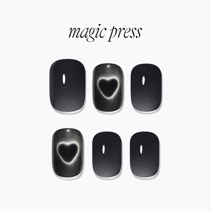 DASHING DIVA Magic Press Regular Round Mani Heart Wave MDR4F013RR