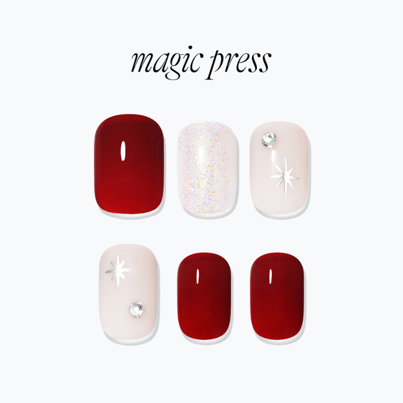 DASHING DIVA Magic Press Regular Round Mani Starburst MDR4F015RR