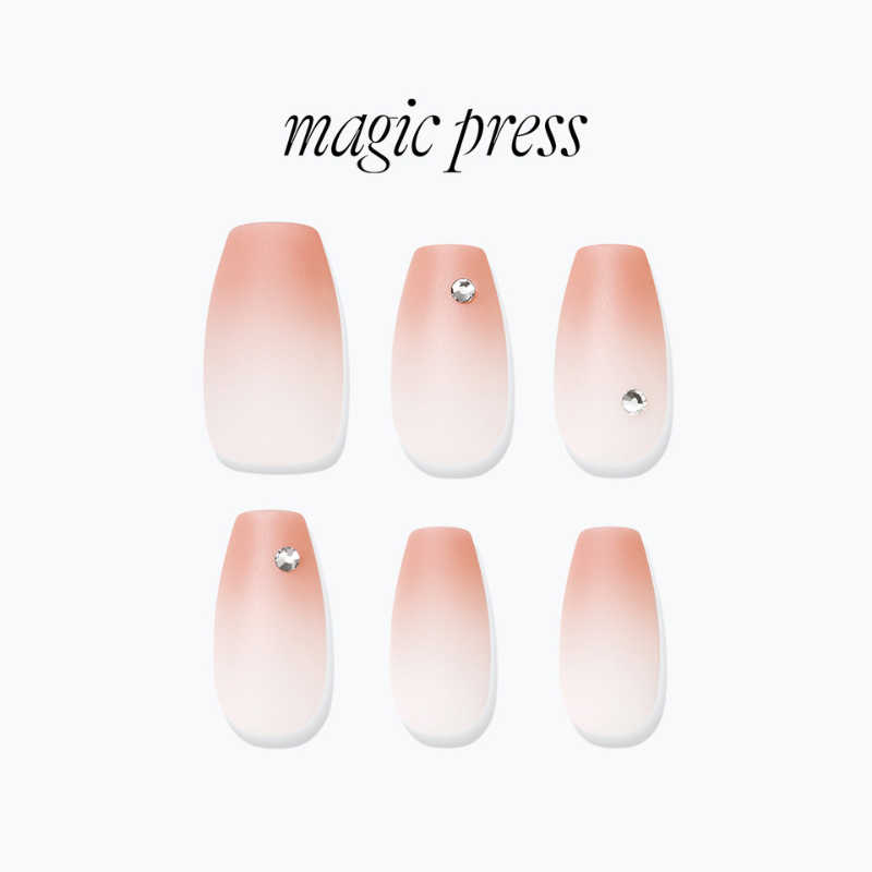 DASHING DIVA Magic Press Coffin Mani Fig Beige MDR4F022CF