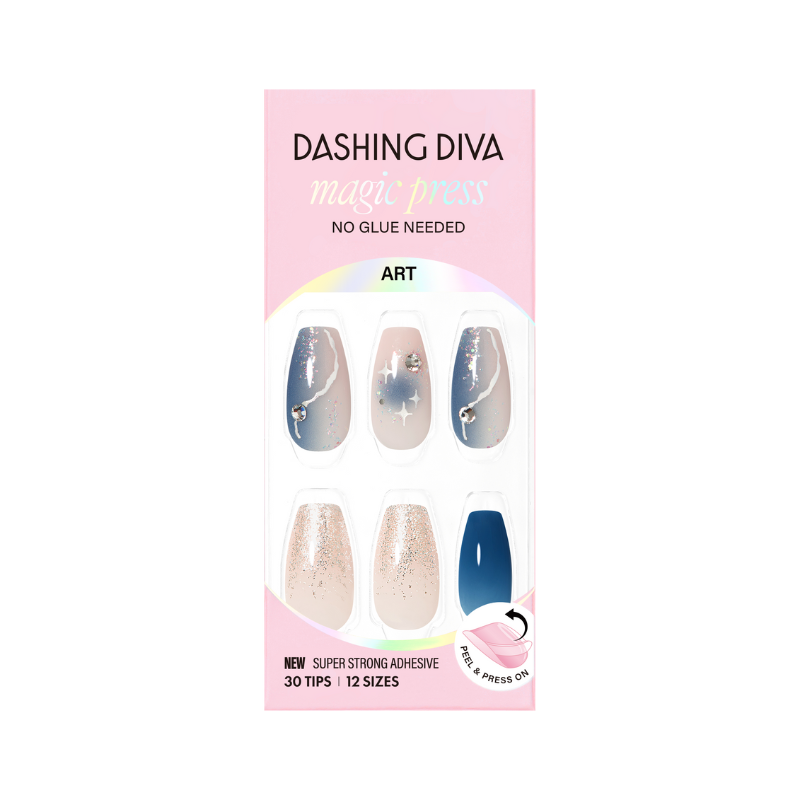 DASHING DIVA Magic Press Coffin Mani Meteor MDR4P021CF