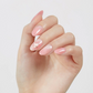 DASHING DIVA Magic Press Almond Mani Pink Floral MDR4P028AL