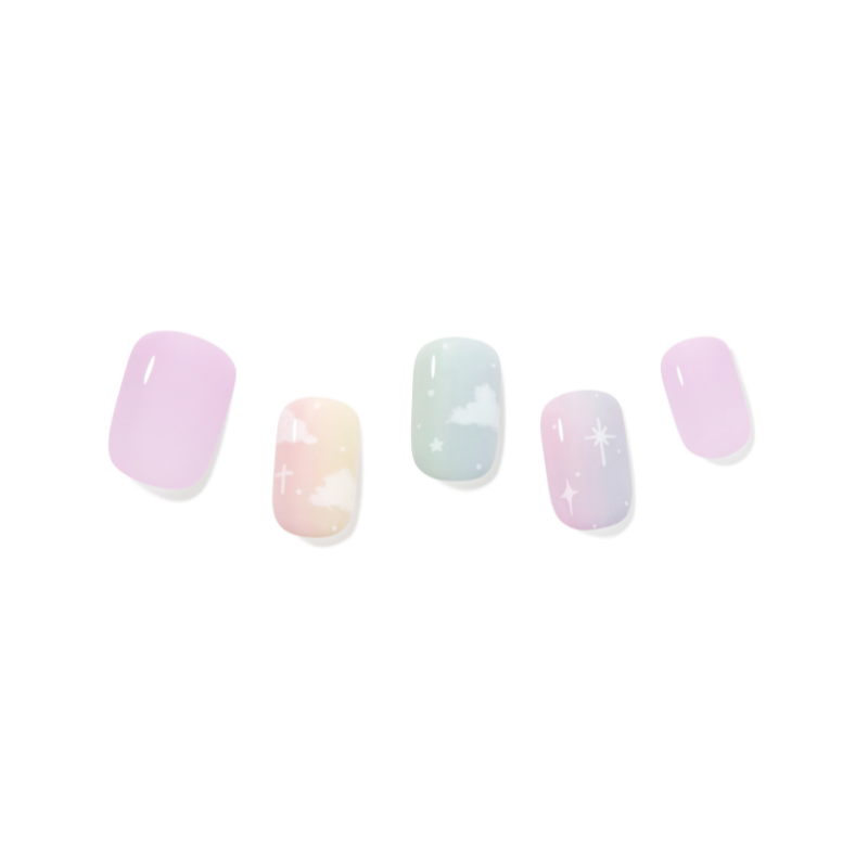 DASHING DIVA Magic Press Regular Round Mani Pastel Cloud MDR4P043RR