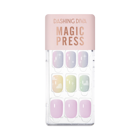 DASHING DIVA Magic Press Regular Round Mani Pastel Cloud MDR4P043RR