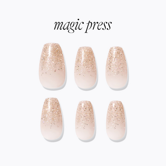 DASHING DIVA Magic Press Coffin Mani Glittery MDR4S010CF