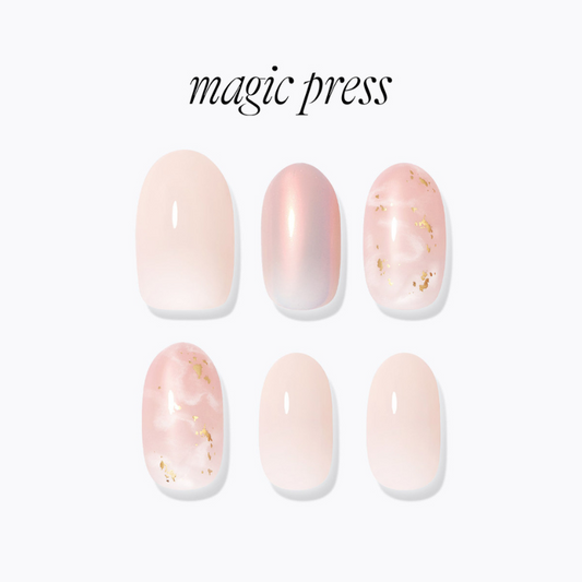 DASHING DIVA Magic Press Long Oval Mani Marble Mirror MDR4S011OL