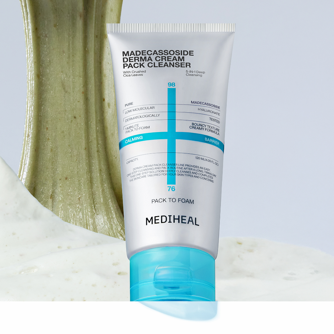 MEDIHEAL DERMA CREAM PACK CLEANSER_MADECASSOSIDE [CALMING BARRIER]