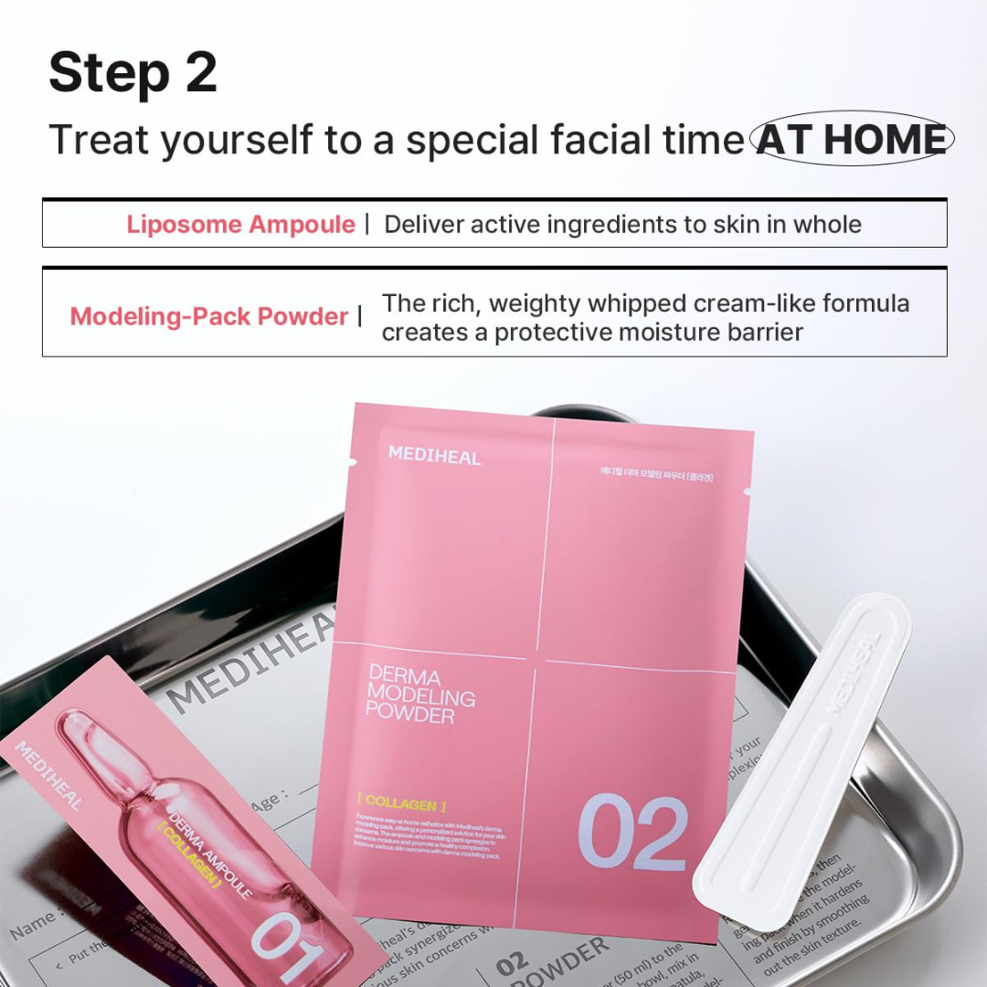 MEDIHEAL DERMA MODELING PACK 5X MEGA SET [COLLAGEN FIRMING]