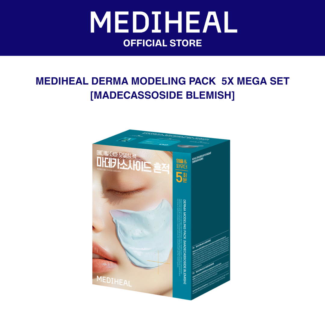 MEDIHEAL DERMA MODELING PACK  5X MEGA SET [MADECASSOSIDE BLEMISH]