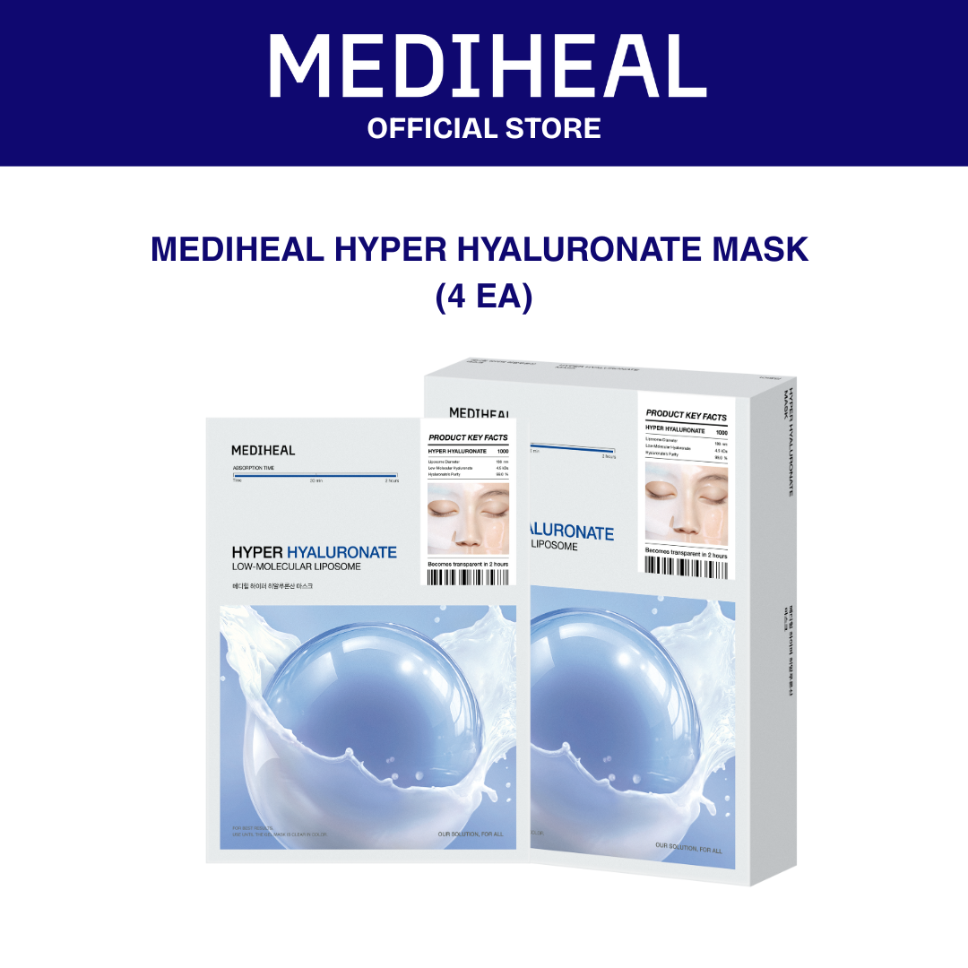 MEDIHEAL HYPER HYALURONATE MASK - 4ea