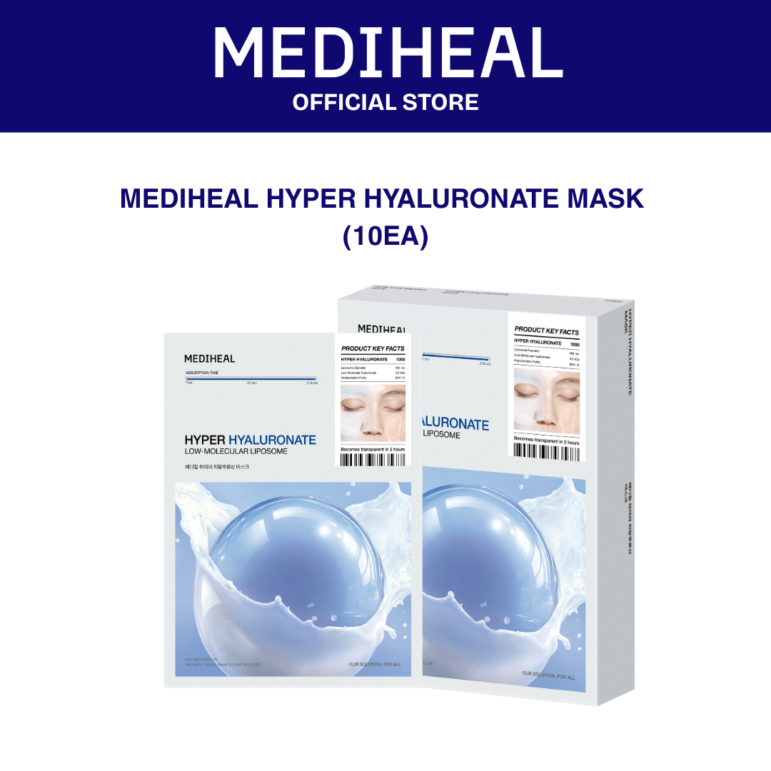 MEDIHEAL HYPER HYALURONATE MASK - 10ea