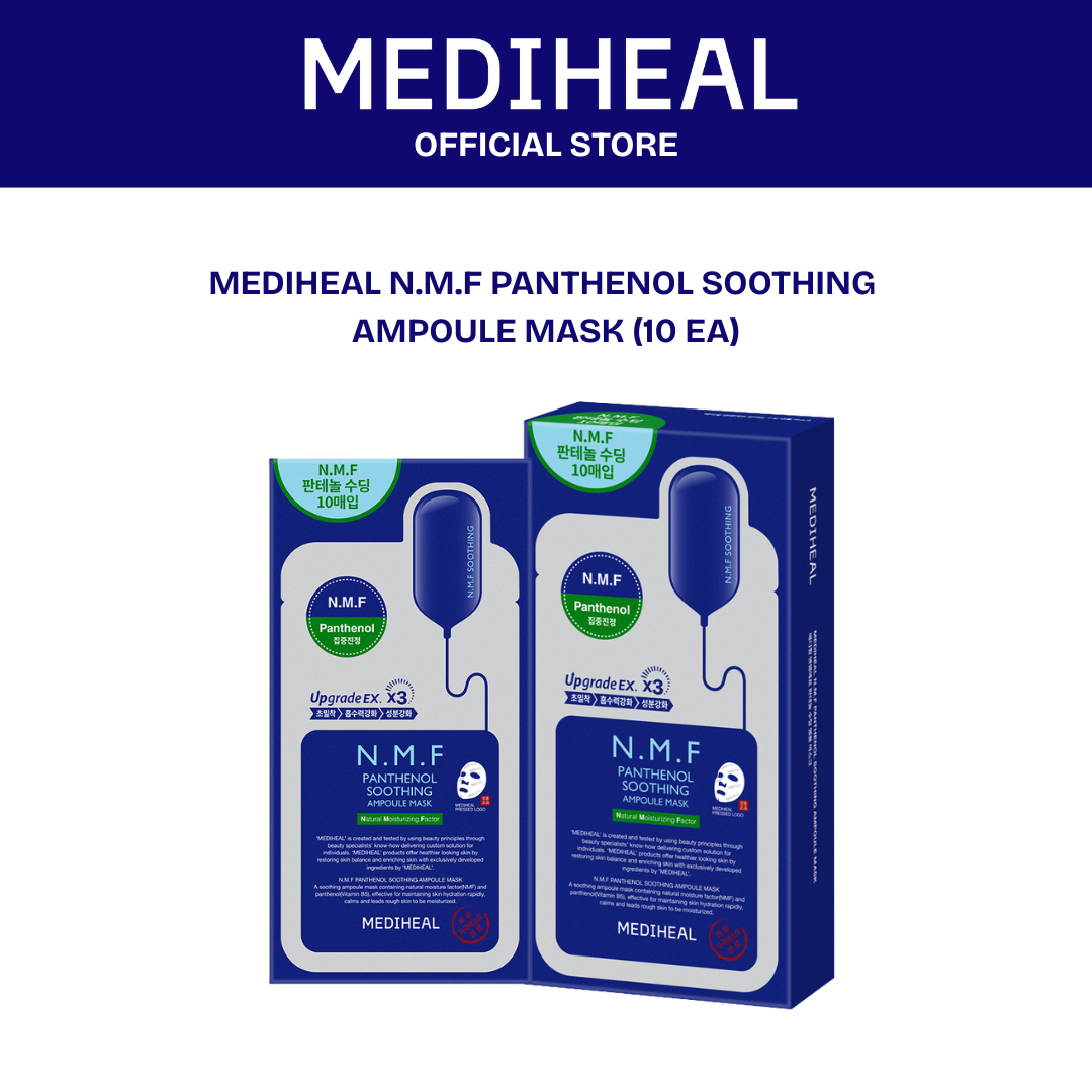 MEDIHEAL N.M.F Panthenol Soothing Ampoule Mask - 10ea