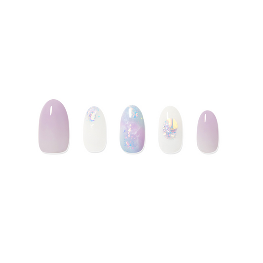 DASHING DIVA Magic Press Almond Mani Milky Lavender MJP4S051AL