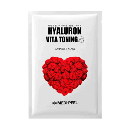 MEDI-PEEL Hyaluron Vita Toning Ampoule Mask 1ea / 30ml*10ea