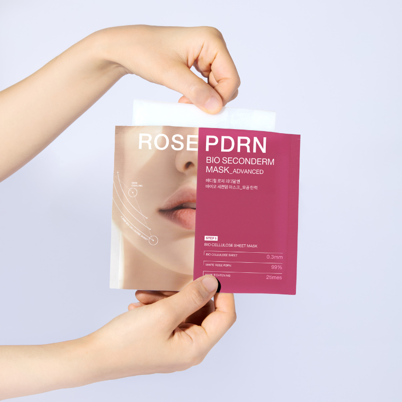 MEDIHEAL Rose PDRN Bio Seconderm Mask Lifting 10ea (AD)