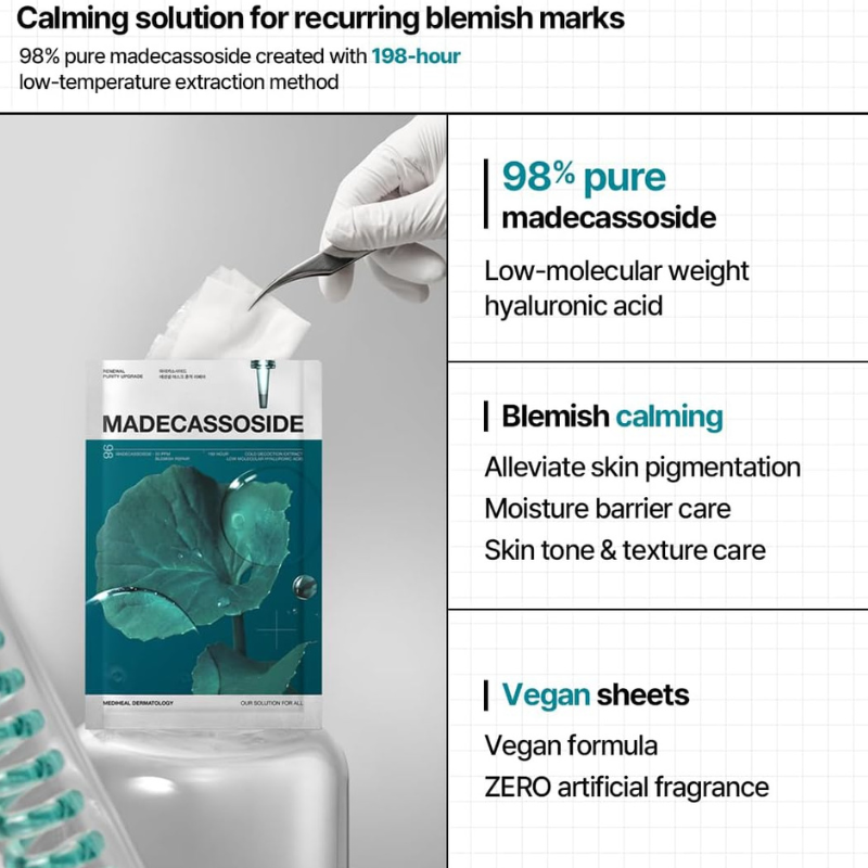 [Opening Promo] Mediheal Madecassoside Essential Mask Blemish Repair (10ea)