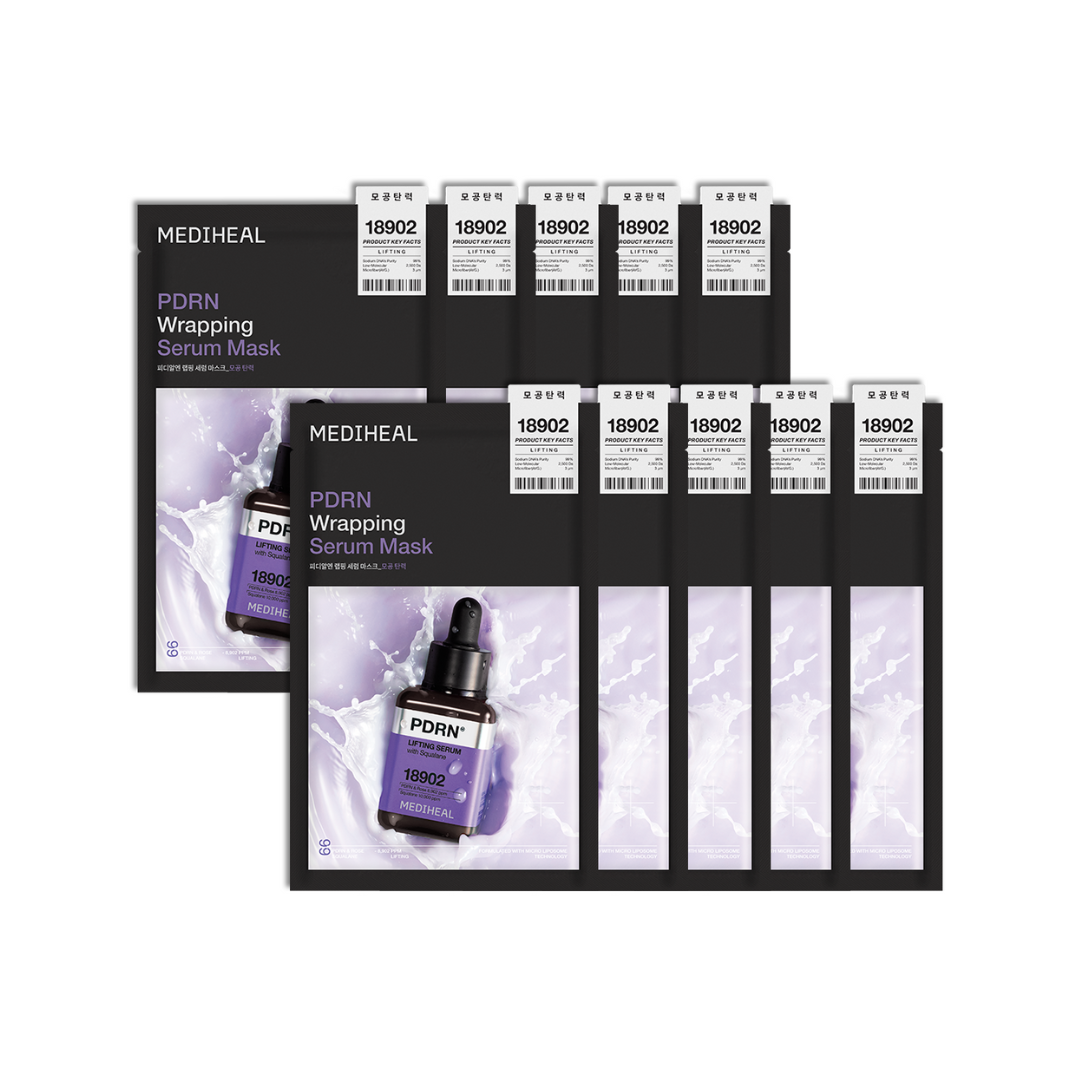 MEDIHEAL PDRN WRAPPING SERUM MASK_LIFTING (10P)