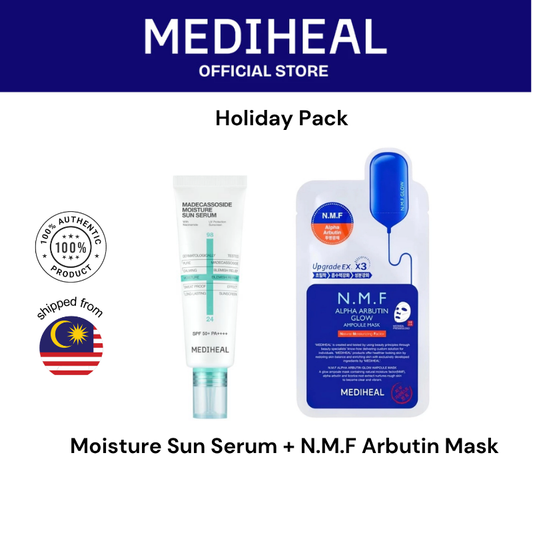 [Holiday Pack] Mediheal Suncream with Any 1 N.M.F Ampoule Mask