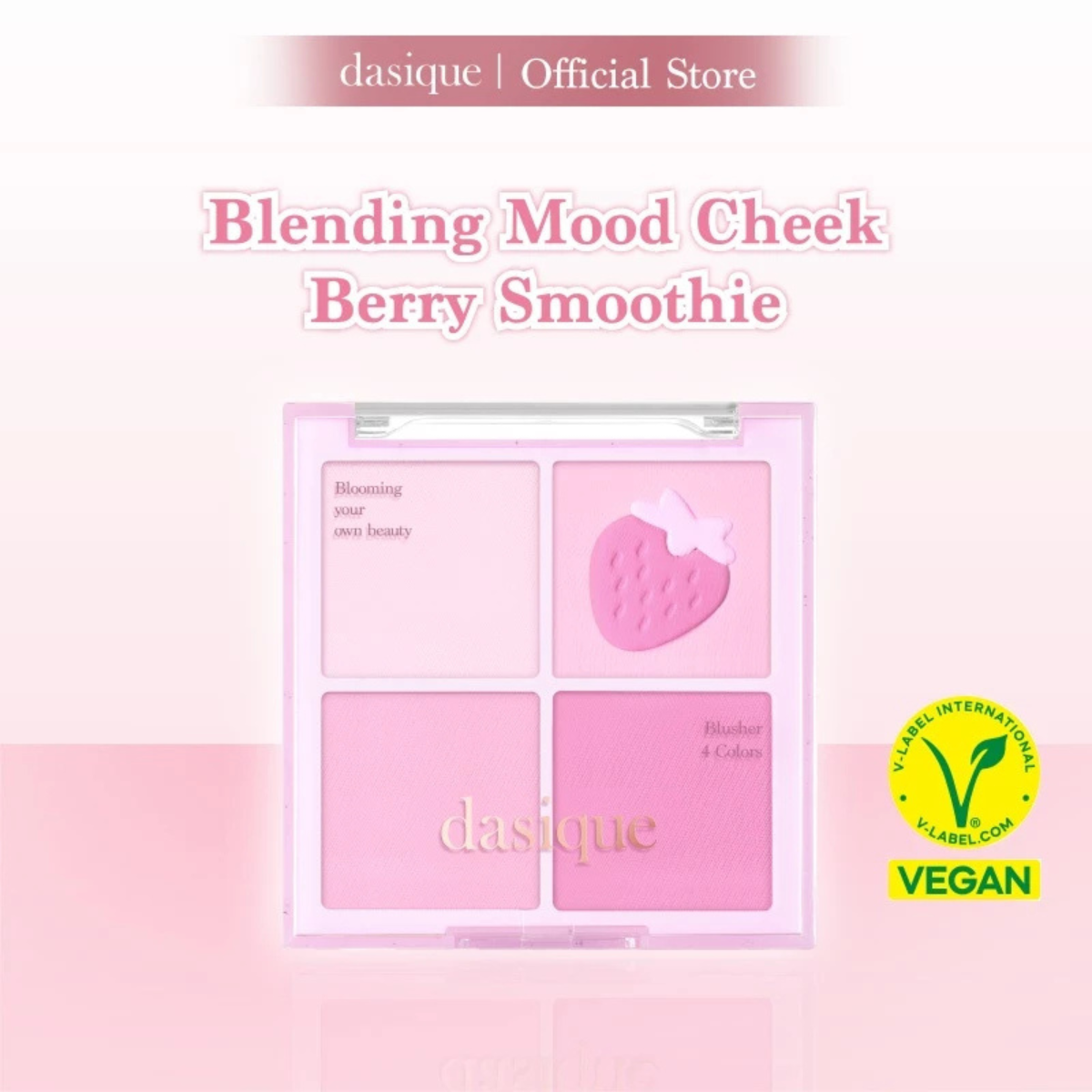 DASIQUE Blending Mood Cheek #06 Berry Smoothie  [Packaging Issues]