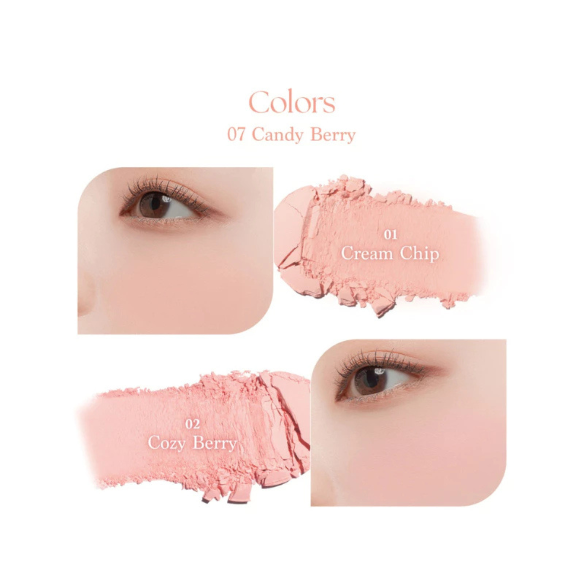 DASIQUE Blending Mood Cheek #07 Candy Berry [Packaging Issues]