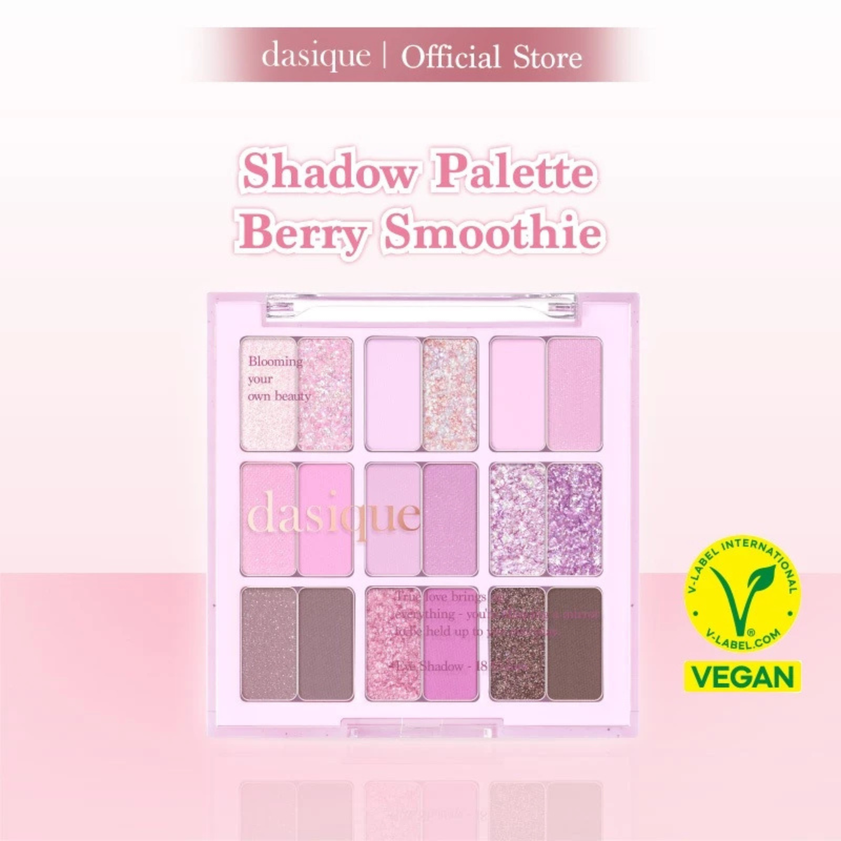 DASIQUE Shadow Palette #18 Berry Smoothie [Packaging Issues]