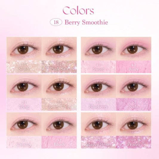 DASIQUE Shadow Palette #18 Berry Smoothie [Packaging Issues]