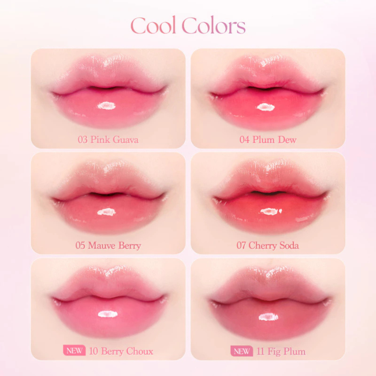 DASIQUE Juicy Dewy Tint [ #01~#07 ]___#03 Pink Guava [Packaging Issue]