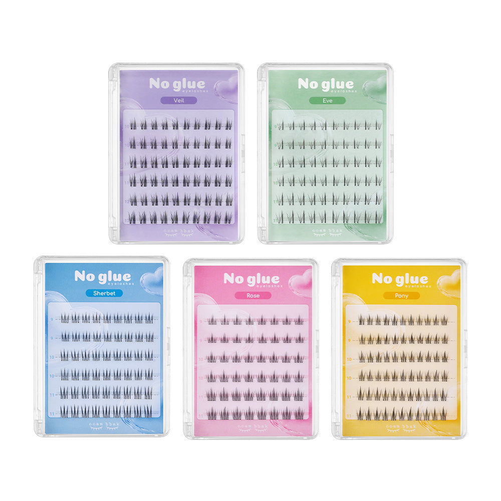 CCAM BBAK No-glue Lash - 5 Types to Choose