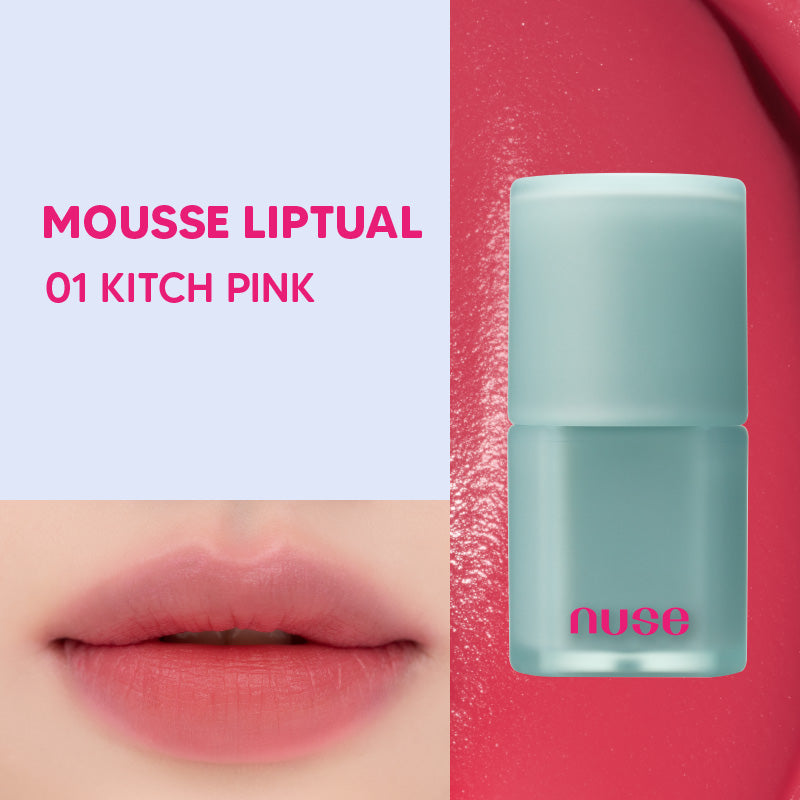 Nuse Mousse Liptual - 6 Color to Choose