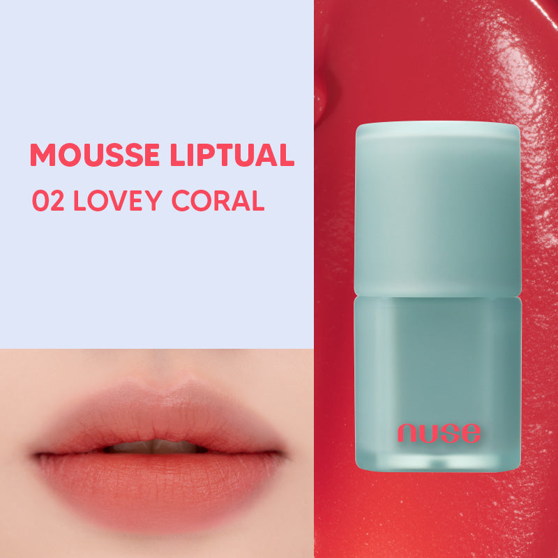 Nuse Mousse Liptual - 6 Color to Choose