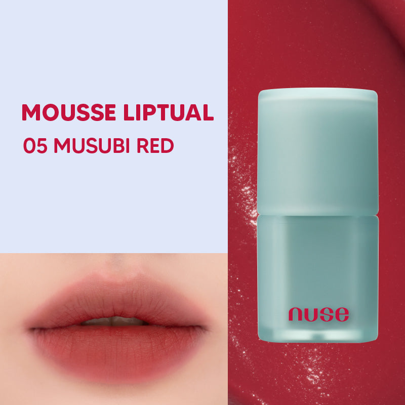 Nuse Mousse Liptual - 6 Color to Choose