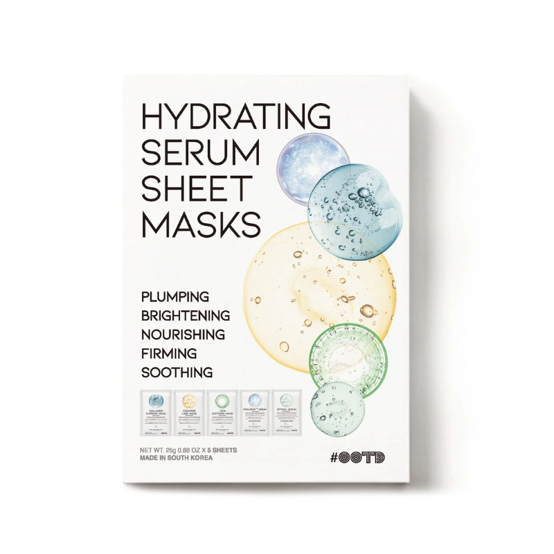OOTD Hydrating Serum Sheet Mask Starter Kit (5pcs)