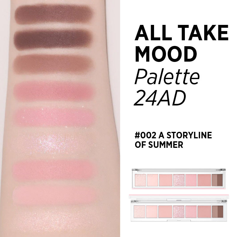 PERIPERA All Take Mood Palette (24AD) - 6 Color to Choose