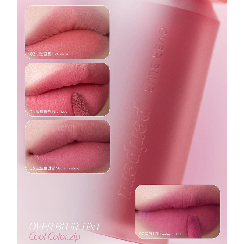 PERIPERA Over Blur Tint - 7 Colors to Choose