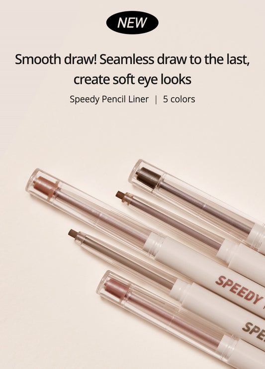 PERIPERA Speedy Pencil Liner - 5 Colors to Choose