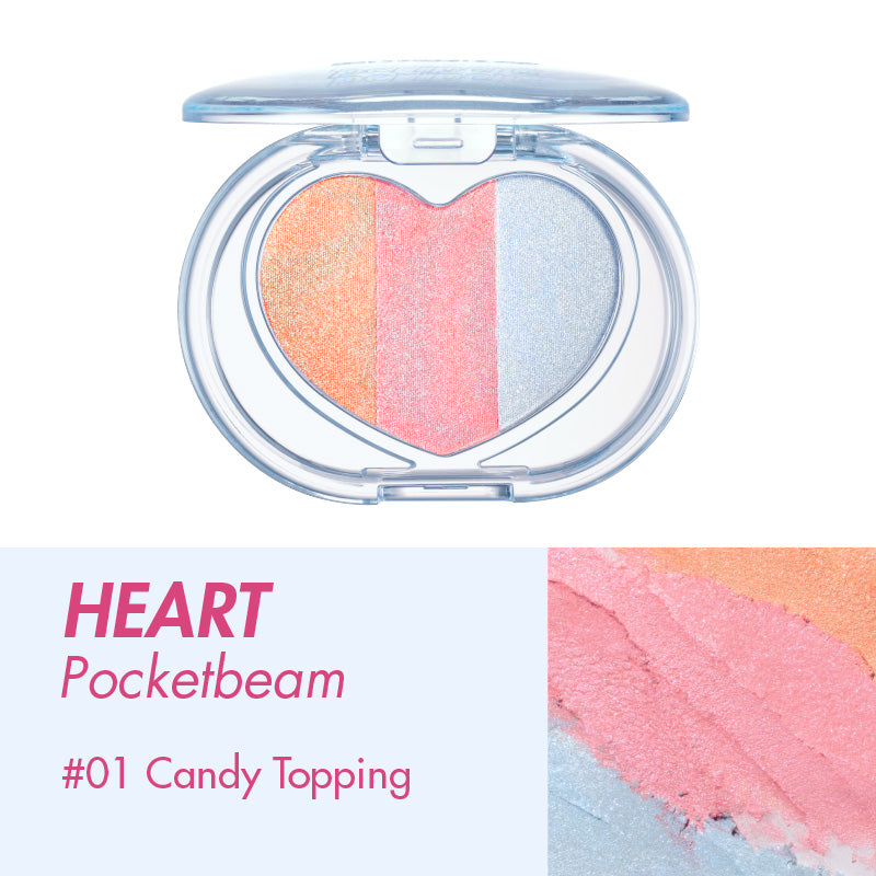 PERIPERA Heart Pocketbeam - 3 Colors to Choose