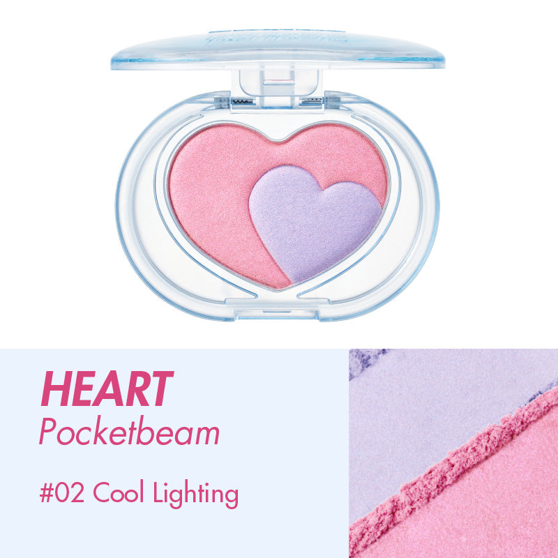 PERIPERA Heart Pocketbeam - 3 Colors to Choose