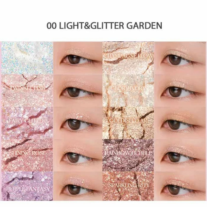 [CLEARANCE] [EXPIRY MARCH 2027] ROMAND Better Than Palette (00 Light and Glitter)