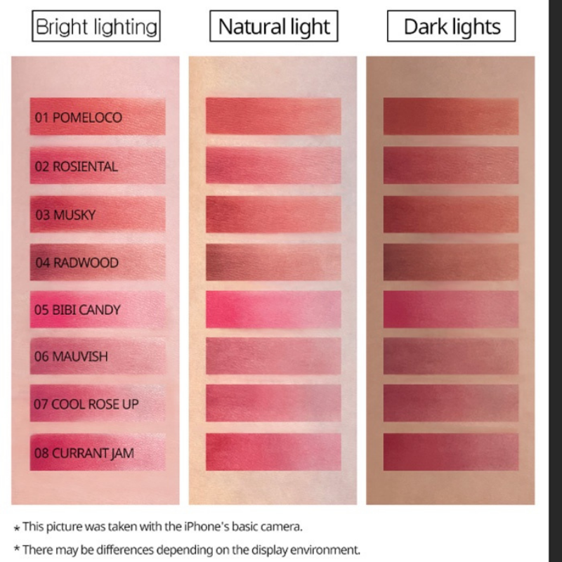ROMAND Blur Fudge Tint [16 Color To Choose]