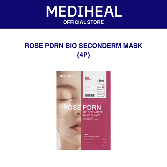 MEDIHEAL Rose PDRN Bio Seconderm Mask Lifting 4P (AD)