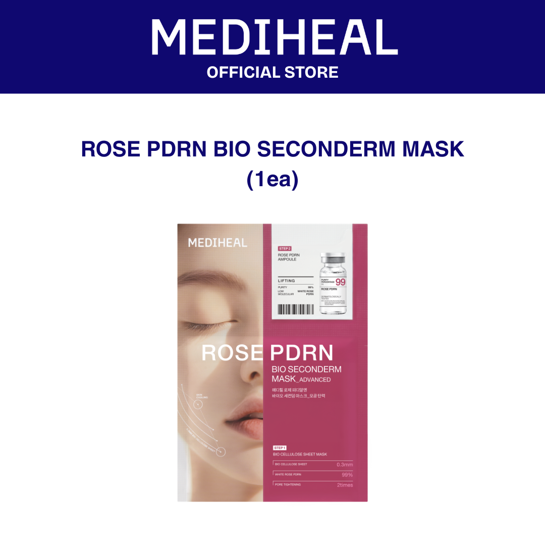 MEDIHEAL Rose PDRN Bio Seconderm Mask Lifting 1P (AD)