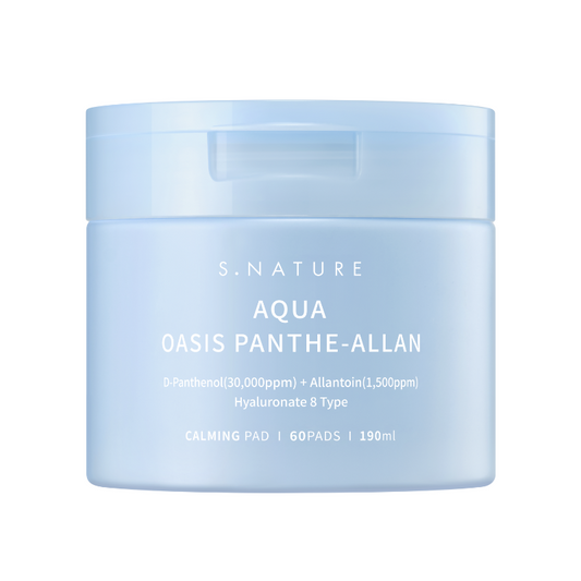 S.NATURE Aqua Oasis Panthe-Allan Calming Pad (60 pads / 190ml)