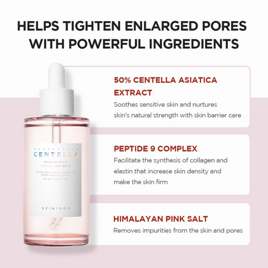 SKIN1004 Poremizing Ampoule 30ml + Clay Stick Mask 20g + FREE GIFT