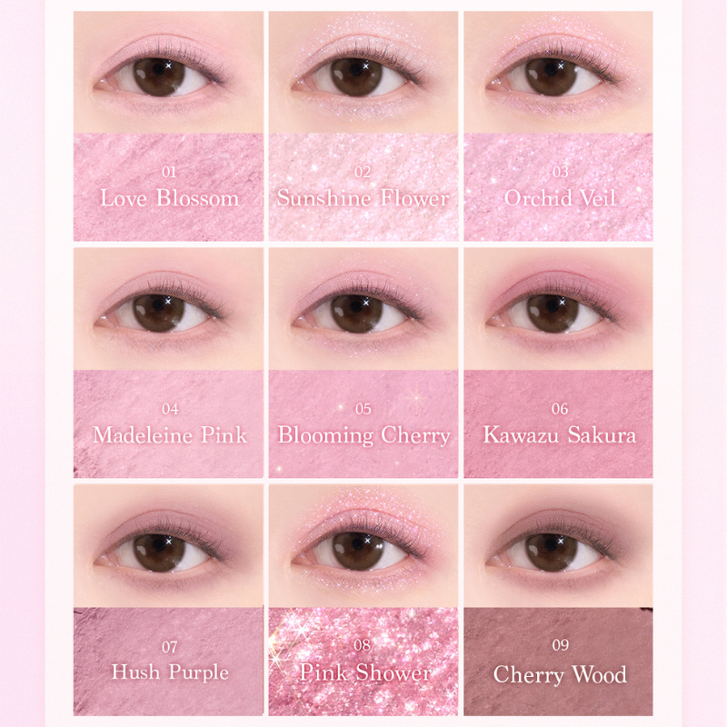 DASIQUE Shadow Palette [Pink Blossom Collection] - 2 Colors to Choose
