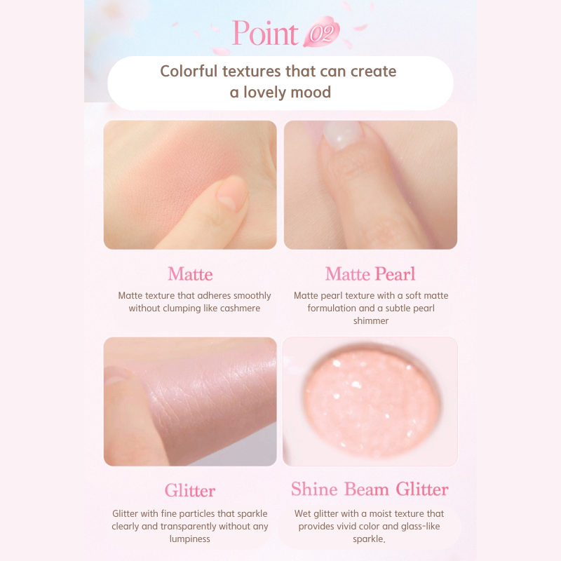 DASIQUE Shadow Palette [Pink Blossom Collection] - 2 Colors to Choose