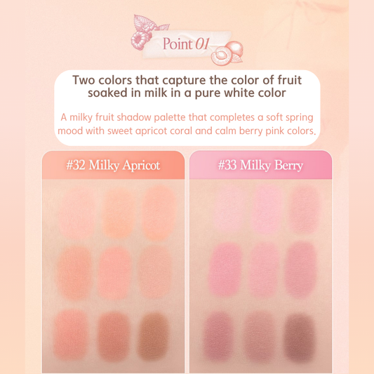 DASIQUE Shadow Palette [Milky Fruits Collection] - 2 Color to Choose
