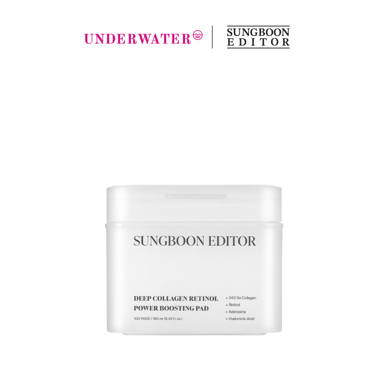 SUNGBOON EDITOR Deep Collagen Retinol Power Boosting Pad 190ml(100pcs)