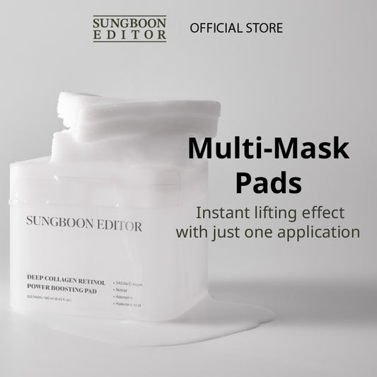 SUNGBOON EDITOR Deep Collagen Retinol Power Boosting Pad 190ml(100pcs)