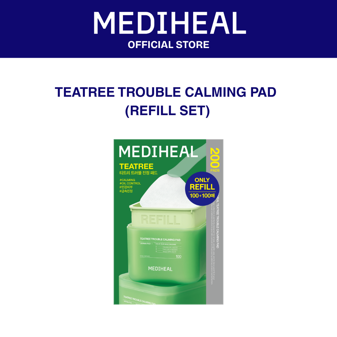 MEDIHEAL Teatree Trouble Calming Pad Refill Duo Set