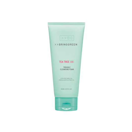 BRINGGREEN Tea Tree Cica Trouble Cleansing Foam 300ml (NEW)