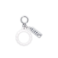 TITTO Logo Keyring White